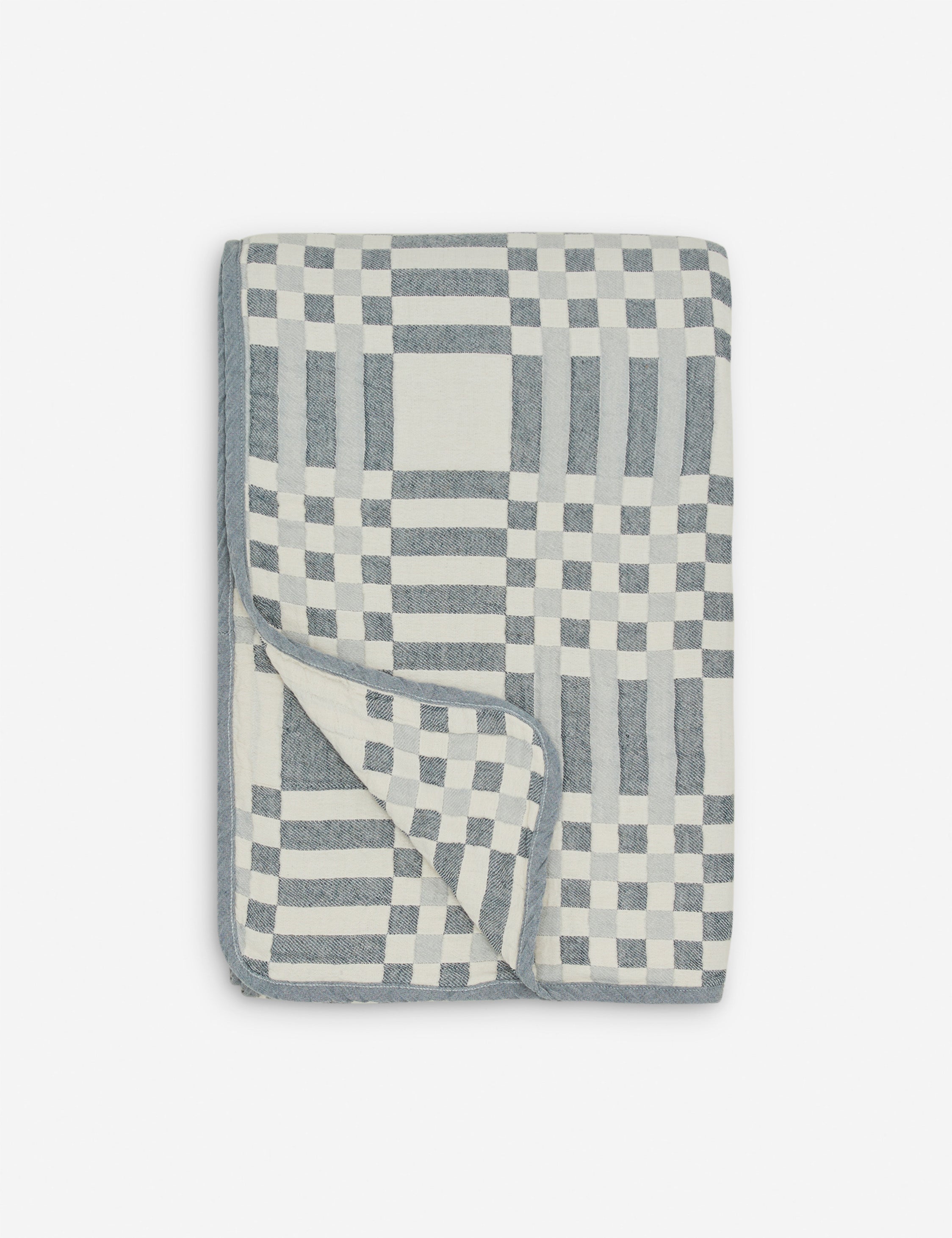 Lulu and Georgia Simple Cotton Blanket by Hawkins New York - view 4