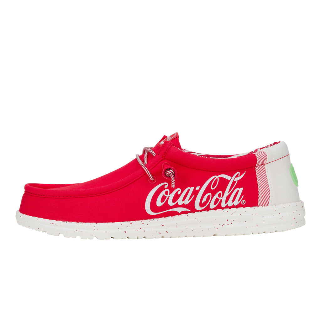 True red white – HEYDUDE shoes Wally Coke - True Red/White – Men's