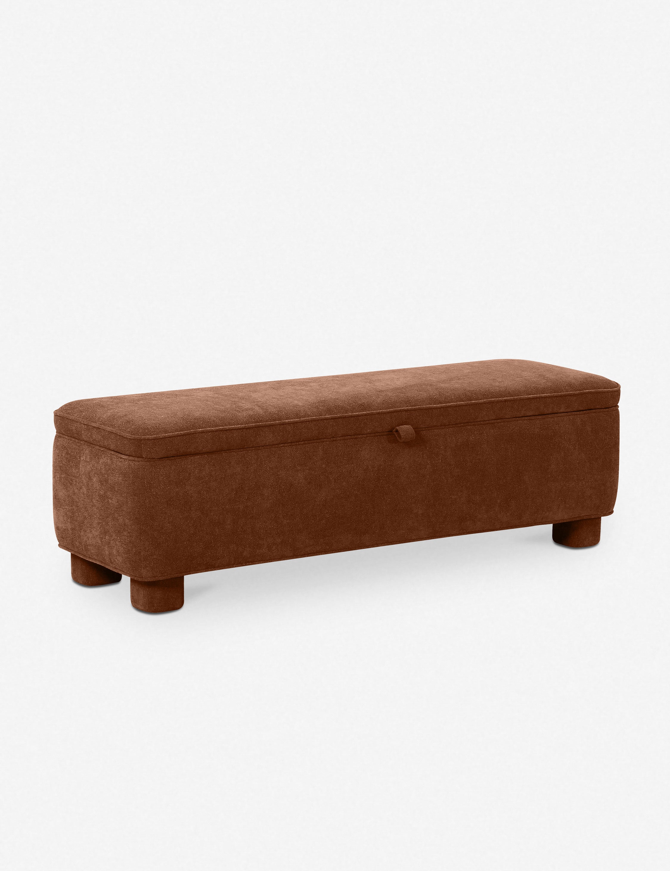 Lulu and Georgia Open Box: Asner Storage Bench, Dark Rust - view 2