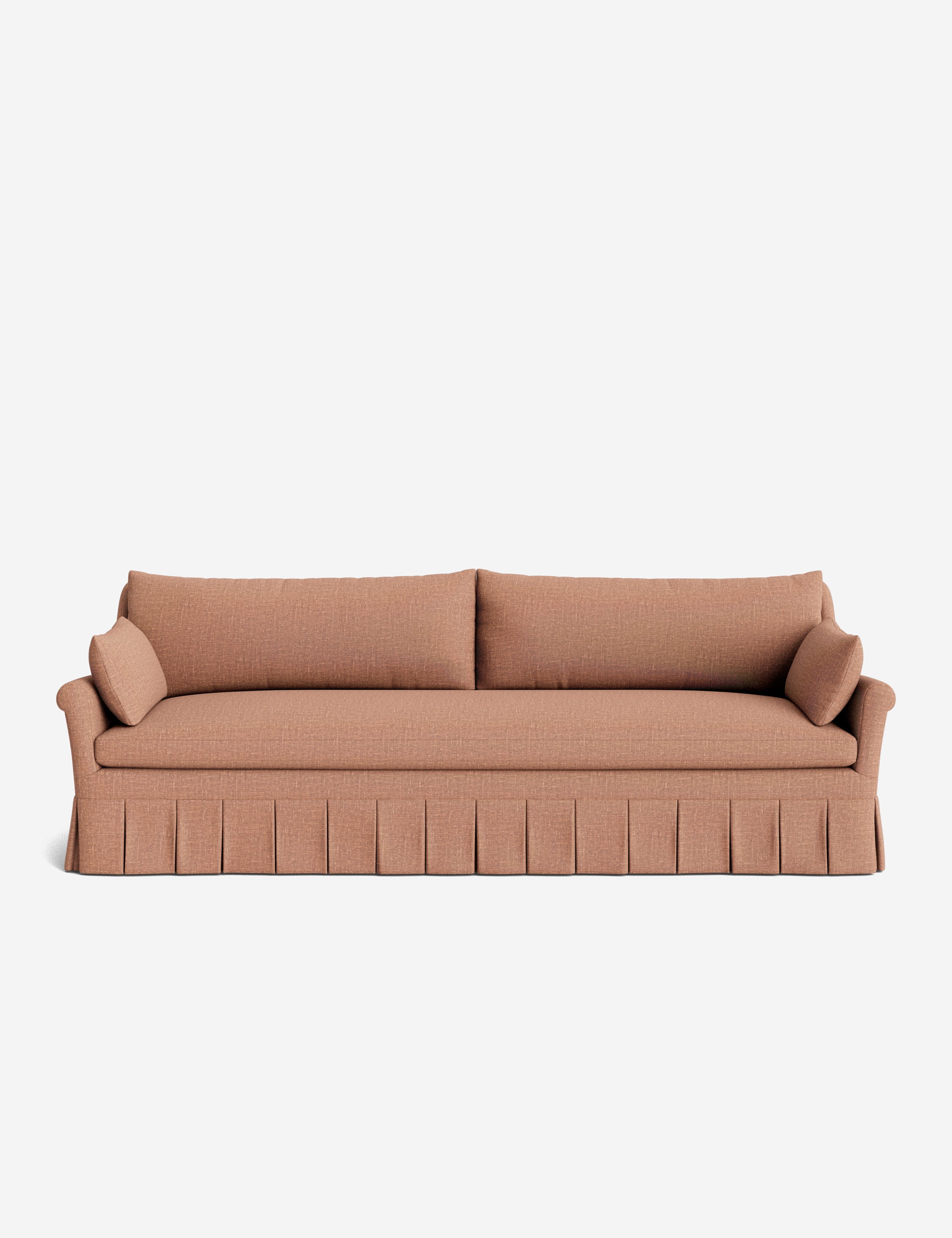 Lulu and Georgia Portola Rolled Arm Pleated Sofa - view 132