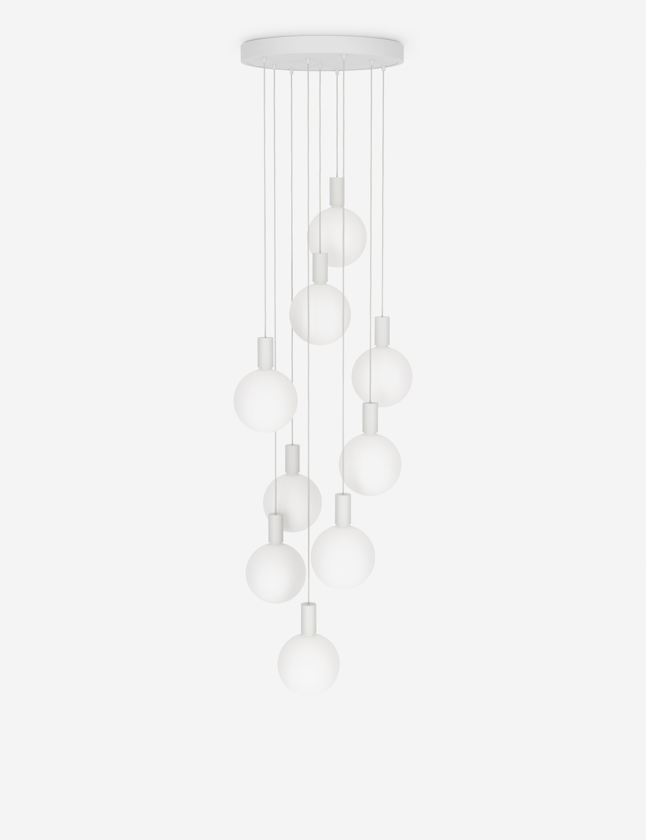 Lulu and Georgia Alumina 9-Light Pendant Light by Tala - view 3