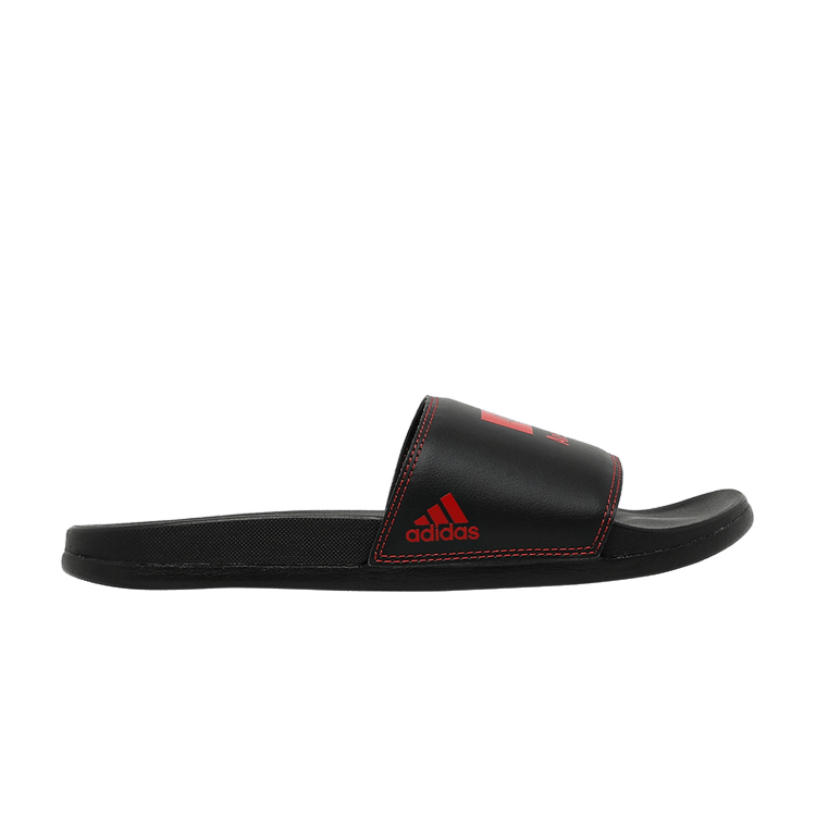 Yeezy adidas Adilette Comfort Slides 424 Arsenal FC Black Scarlet