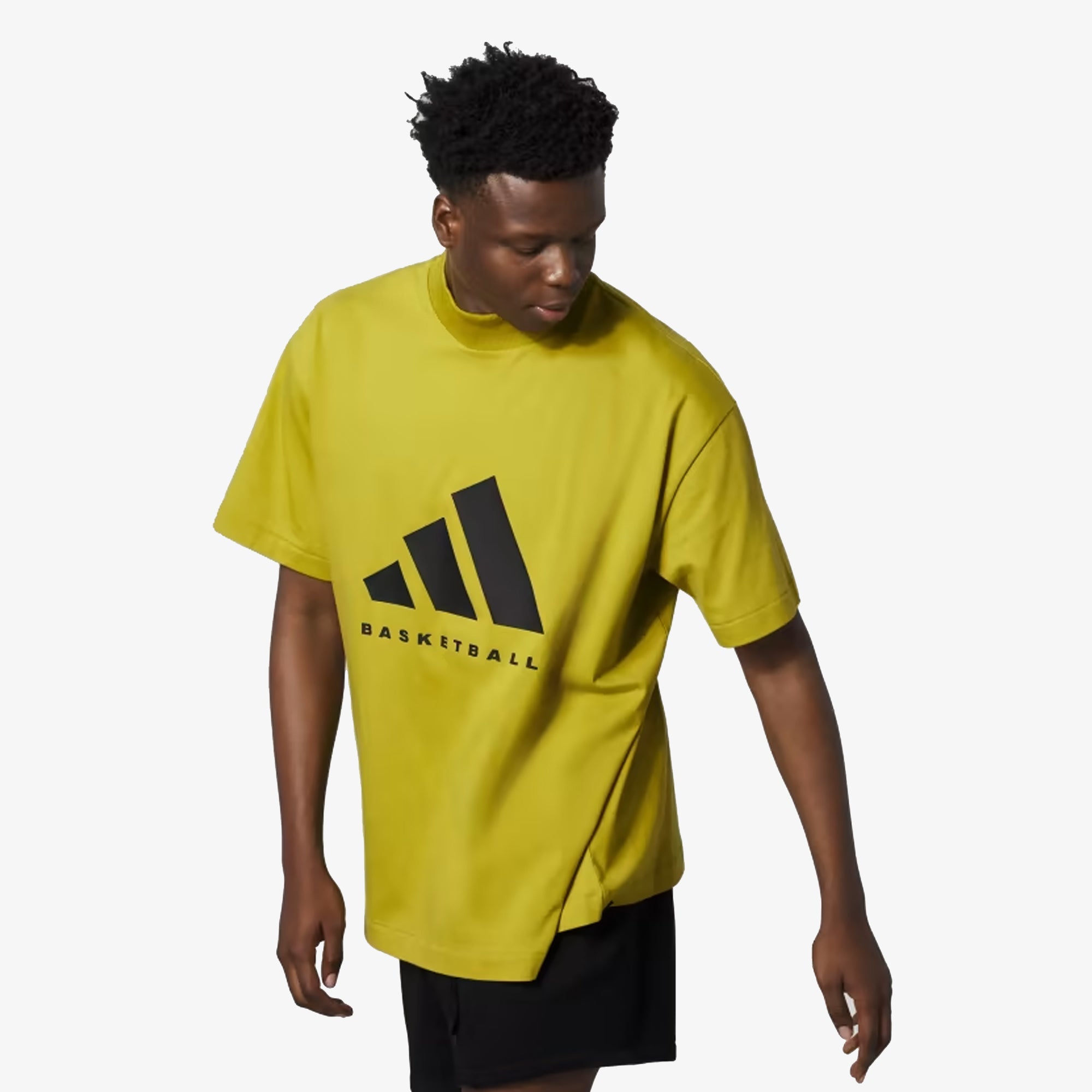 Adidas Originals | BASKETBALL T-SHIRT { PULSE OLIVE - view 2