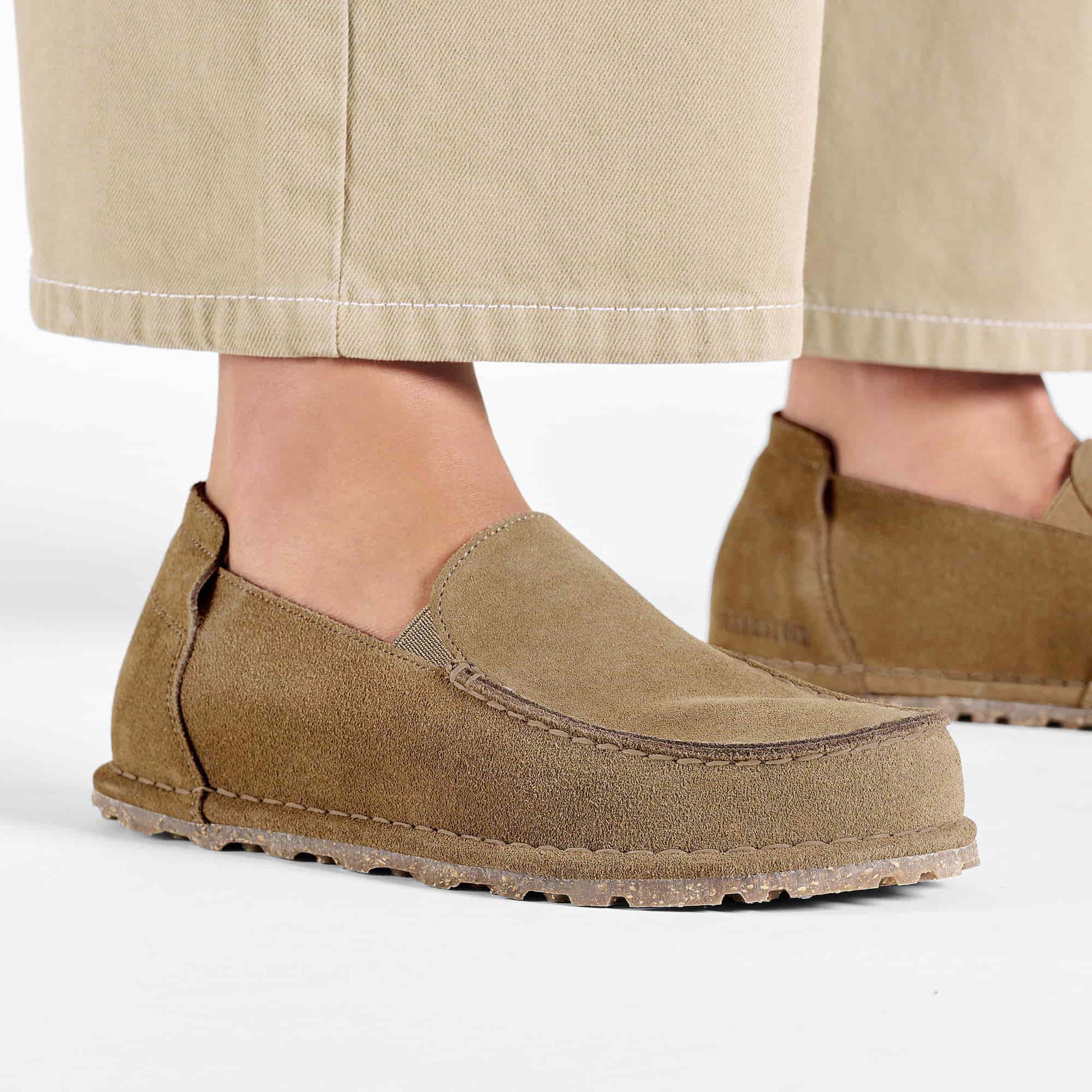 Birkenstock Utti Suede Leather – Brown Brown/Gray Taupe - view 6