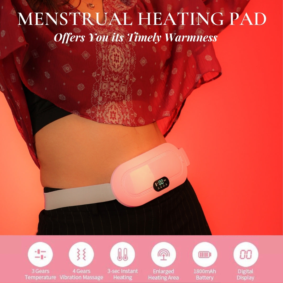 Dynamic heat massage – Cash on Delivery Available Maya's Dynamic Heat & Massage Therapy for Period Cramps | 1 Year Warranty | Upgraded