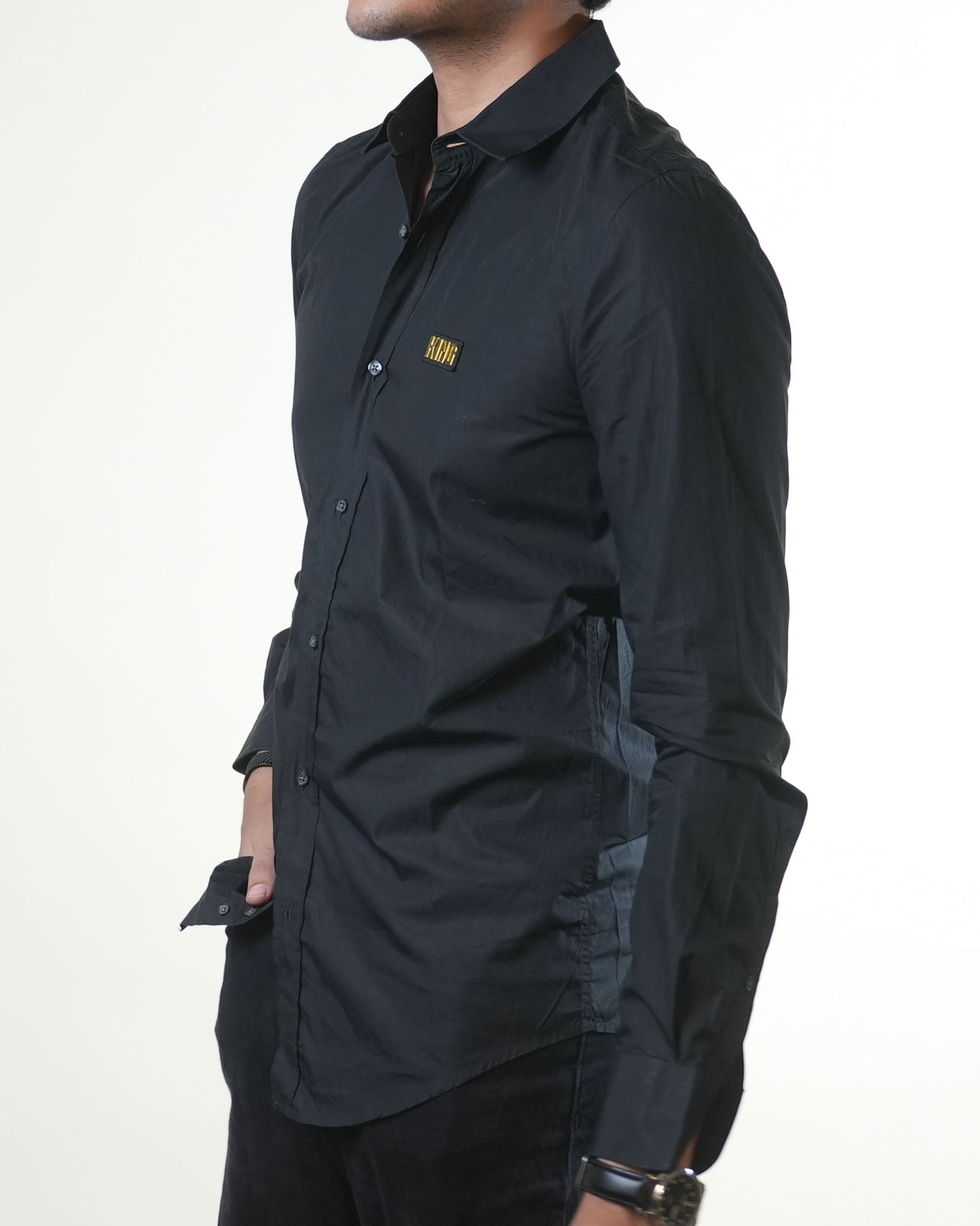 The Emperor Black King Full Sleeve Shirt - view 3