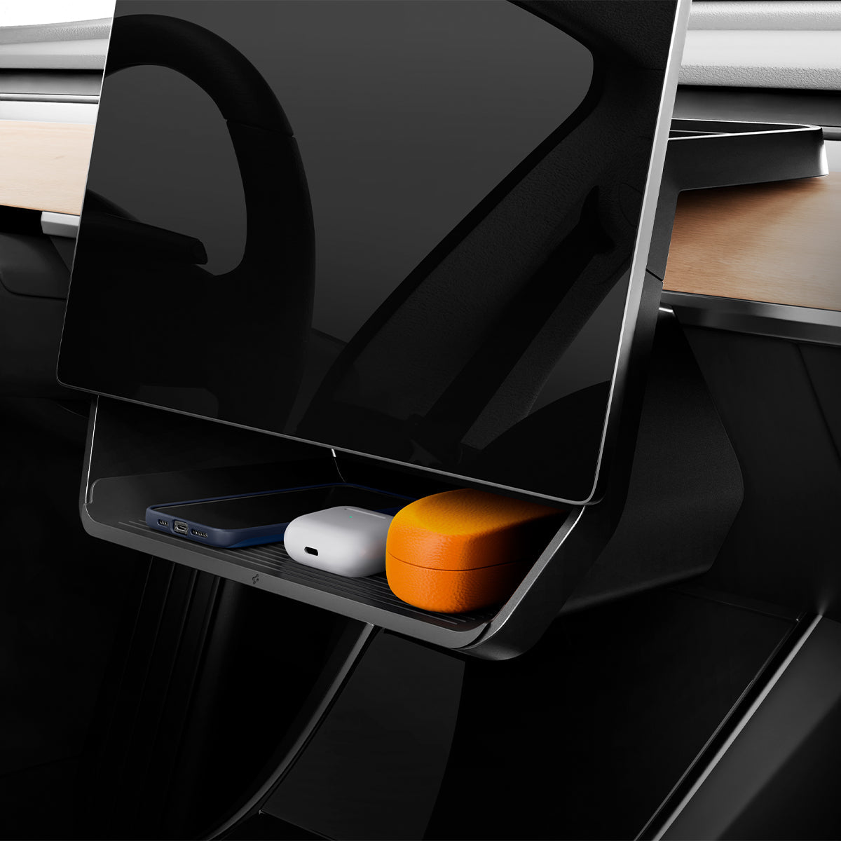 Accessories Tesla Model Y & 3 - Under Screen Organizer | TO227 - view 8