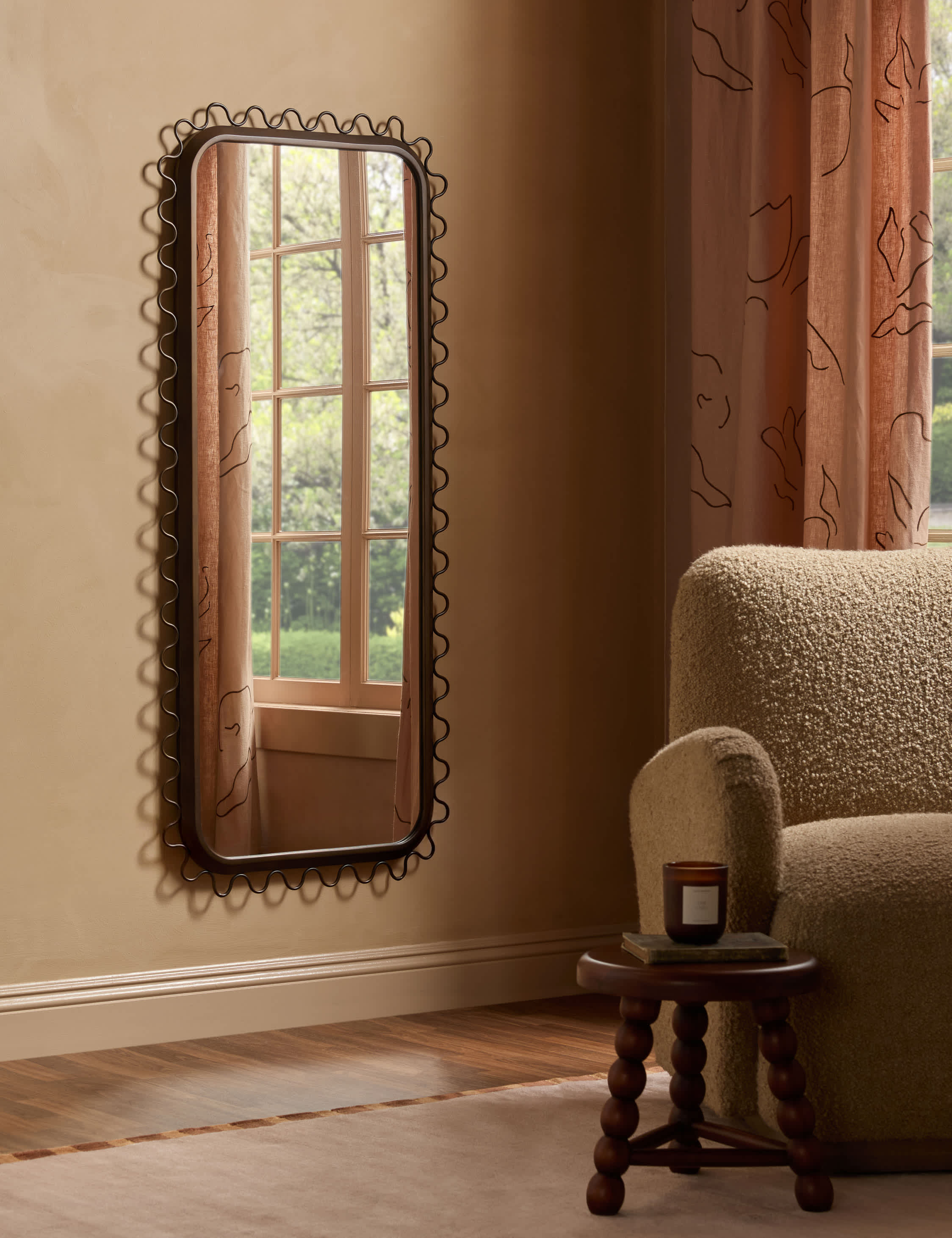 Lulu and Georgia Savita Full Length Mirror – Oil Rubbed Bronze - view 2