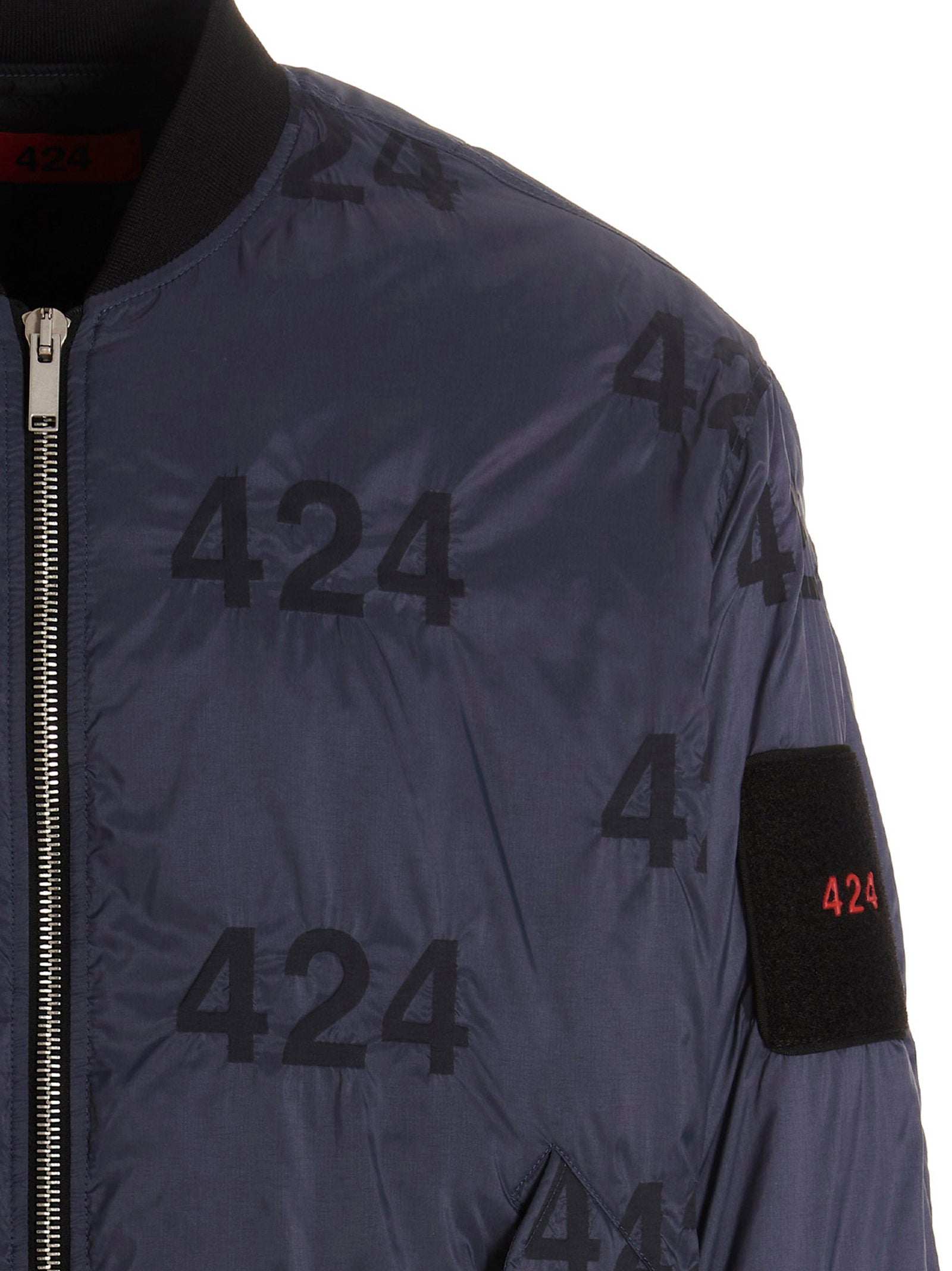 424 Reversible Logo Bomber Jacket. – 100% polyamide - view 4