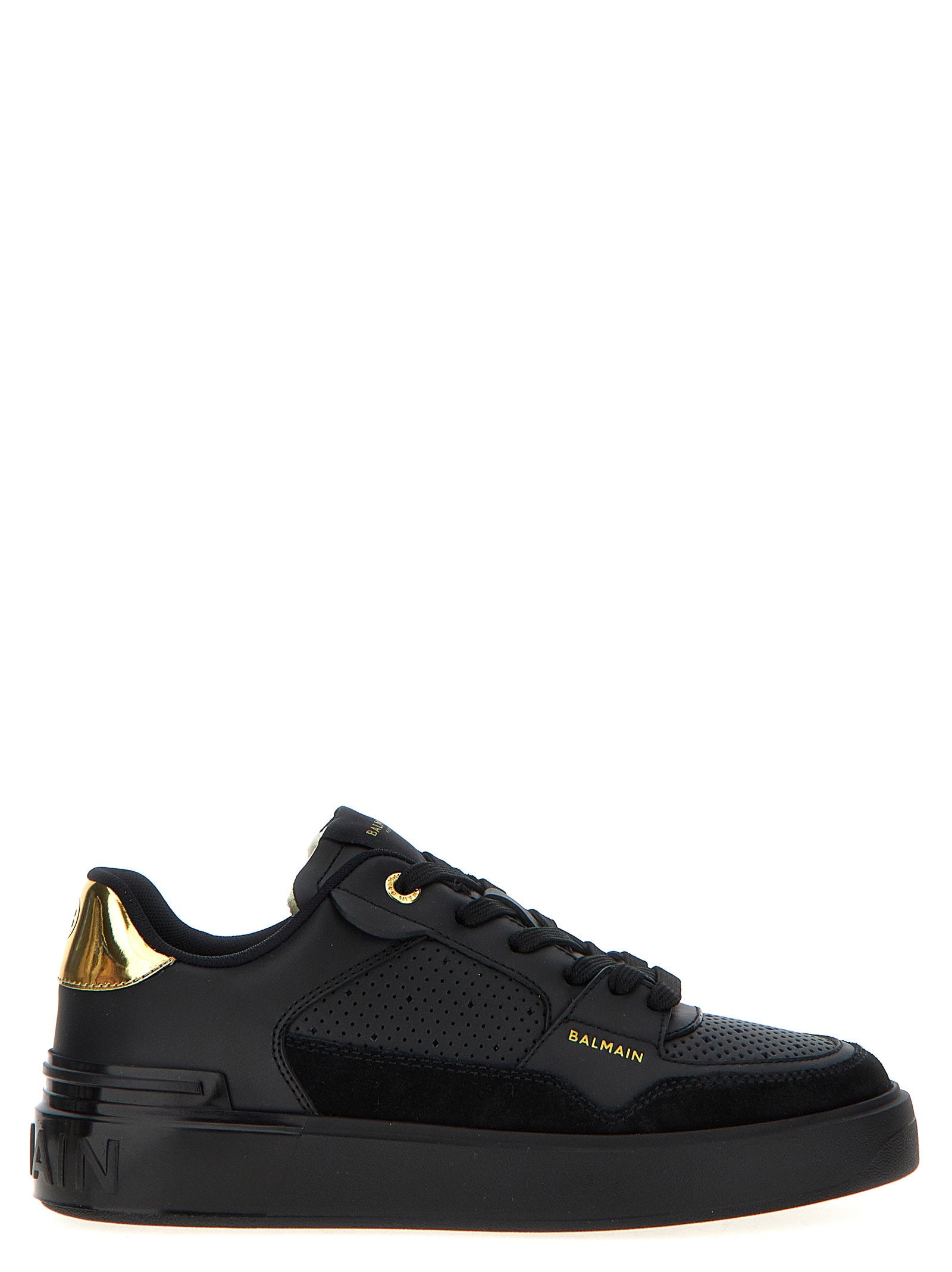 Balmain B-court Flip Sneakers – 100% calfskin leather