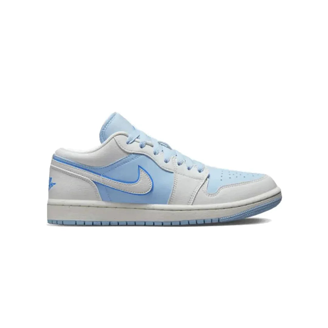 Kicks Machine Air Jordan 1 Low "Reverse Ice Blue" Sale