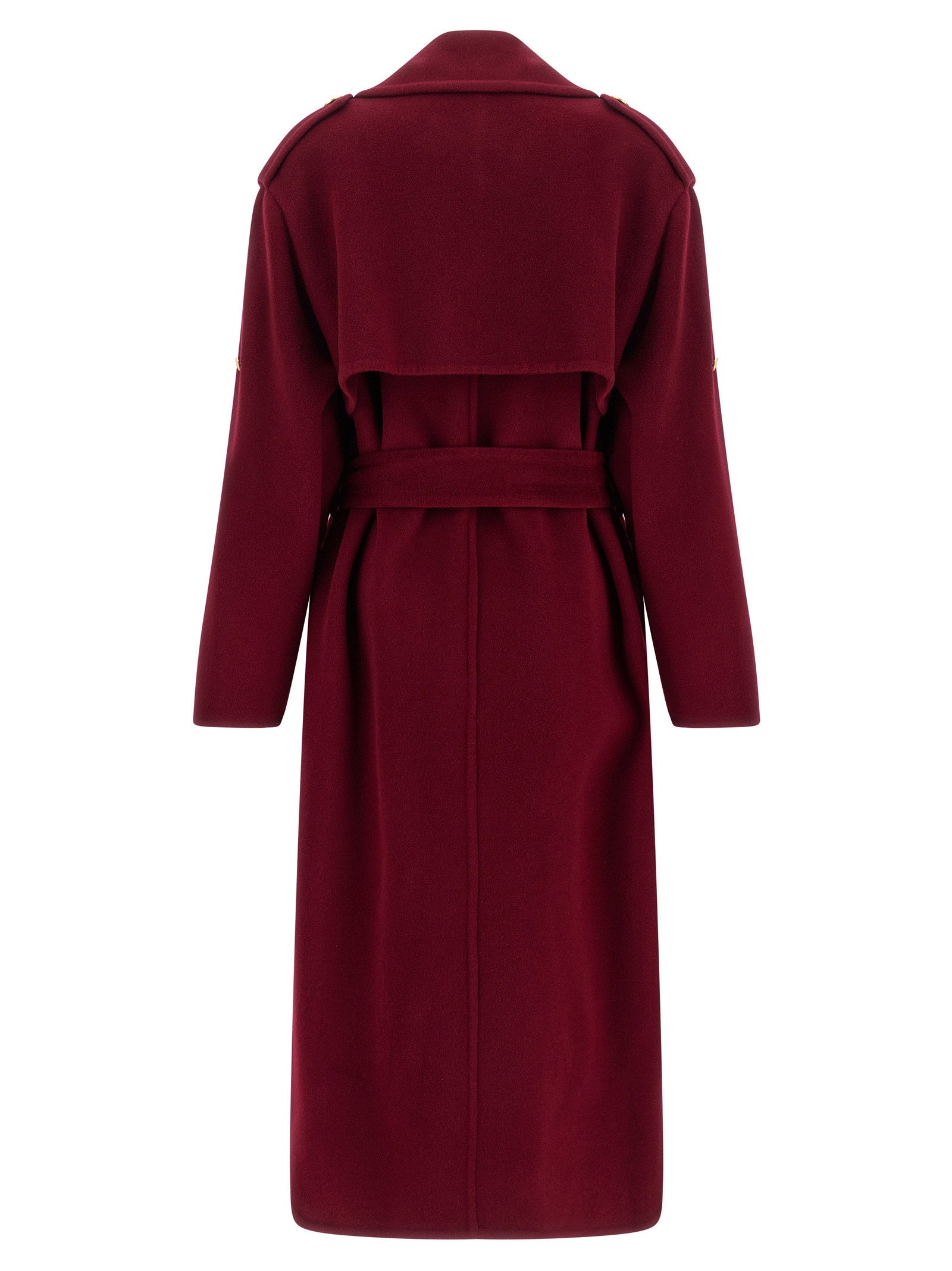 Alberta Ferretti Long Wool Coat – 90% wool, 10% cashmere - view 2