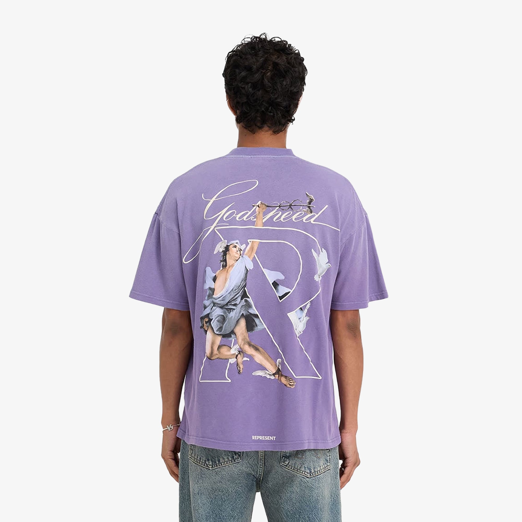 Represent | Hermes T-shirt { Purple - view 3
