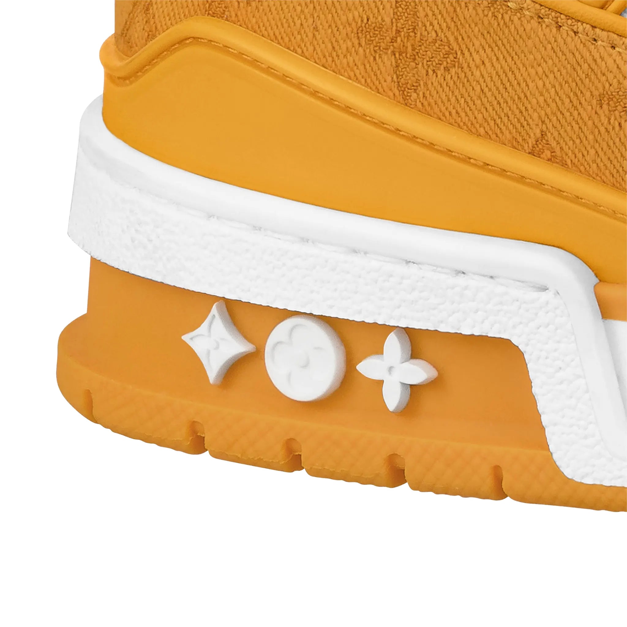Louis Vuitton LV Monogram Yellow Denim Sneaker - view 8