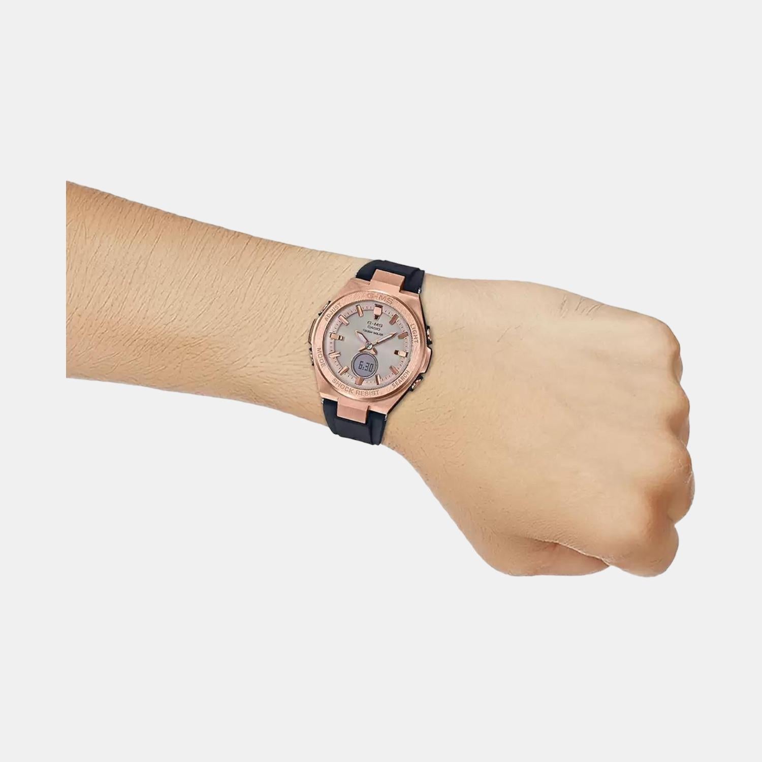 Casio Baby-G Women Quartz Rose Gold Dial Analog-Digital Resin Watch BX130 - view 7