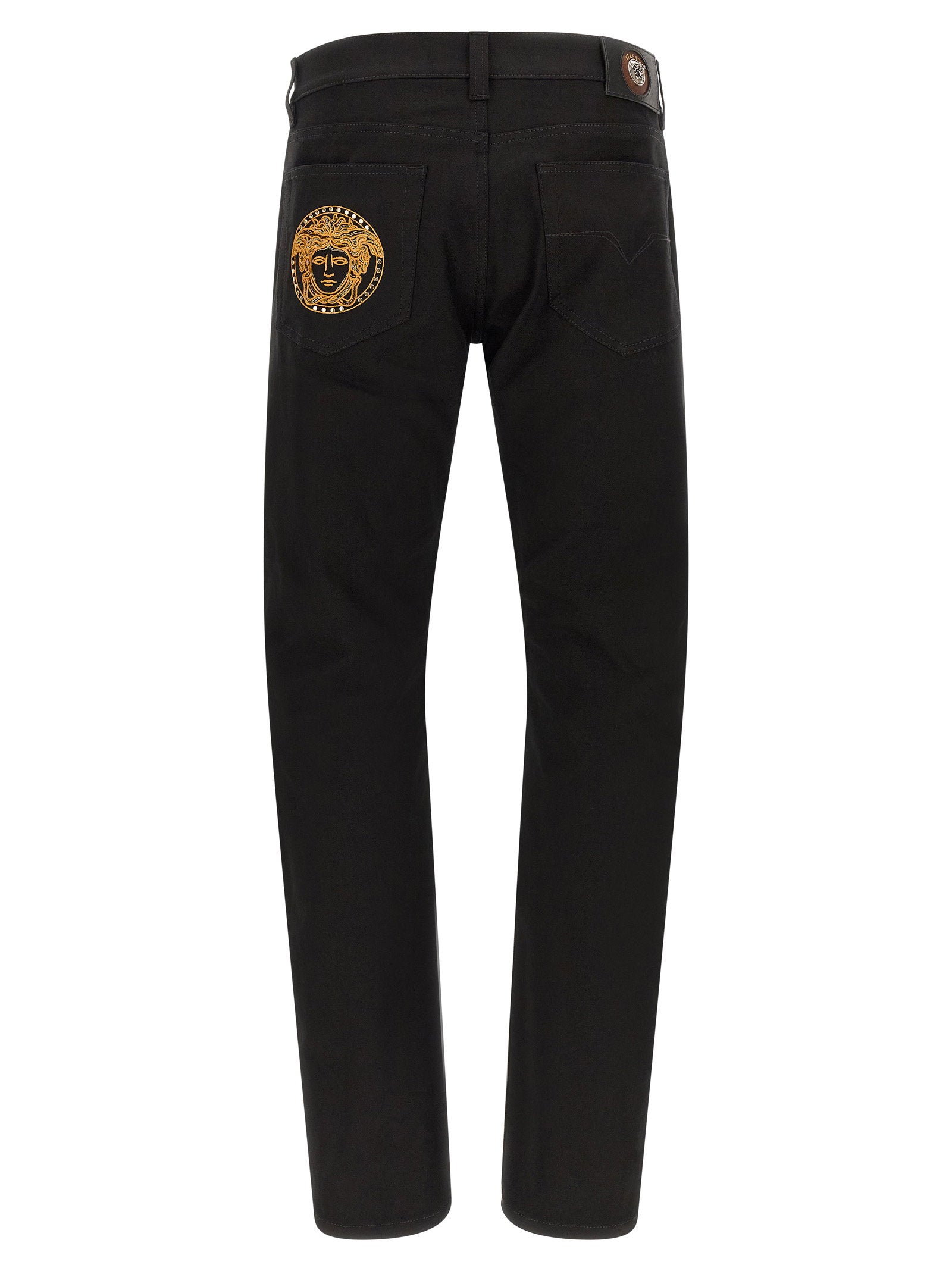 Versace Medusa Embroidery Jeans – 98% cotton, 2% elastane - view 2