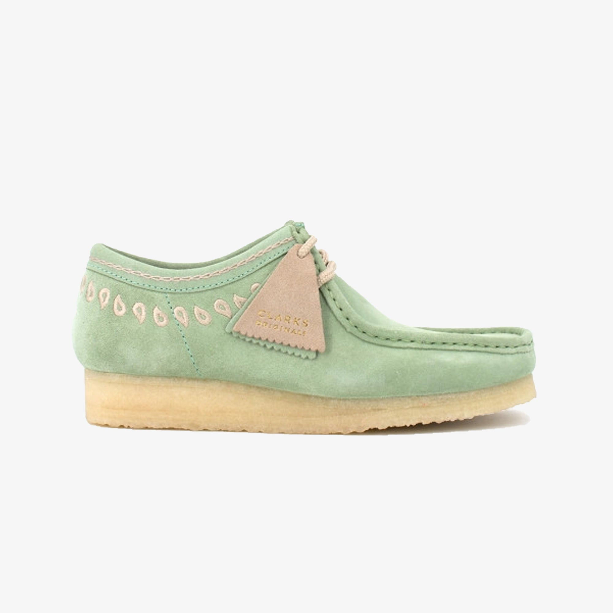 Clarks Originals | WALLABEE { GREEN - view 4