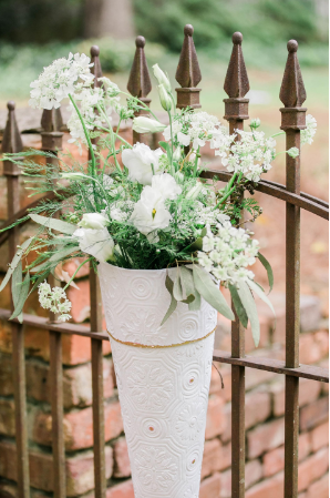 fiftyflowers.com Chic Green and White Wedding Flowers - view 7