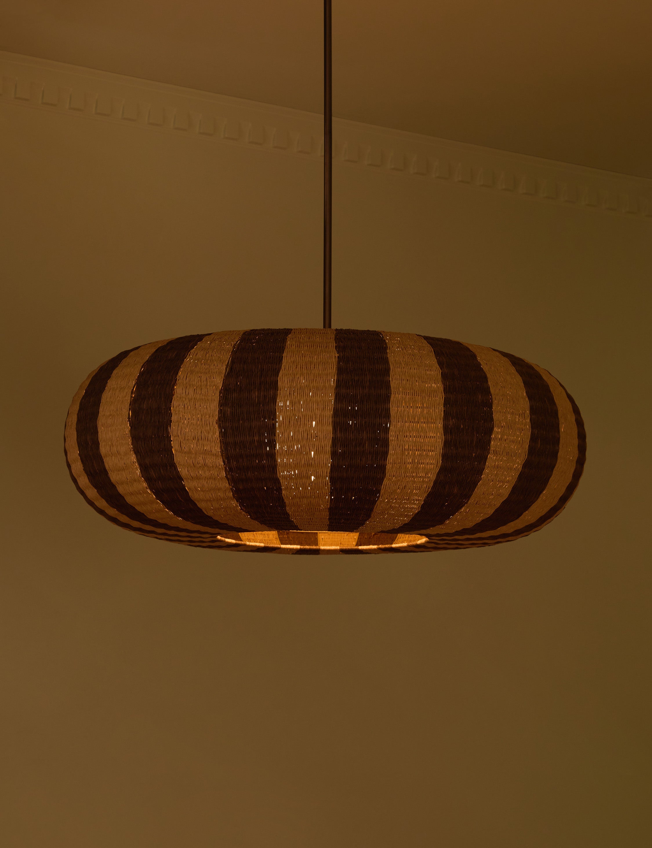 Lulu and Georgia Sellani Pendant Light – Natural Stripe - view 6