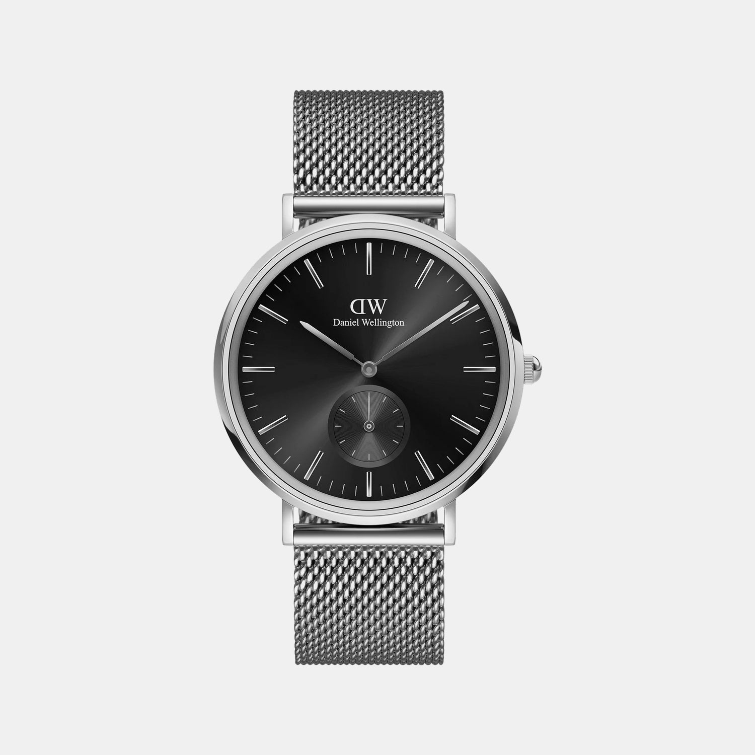 Daniel Wellington Classic Men Quartz Black Dial Analog Stainless Steel Watch DW00100711K