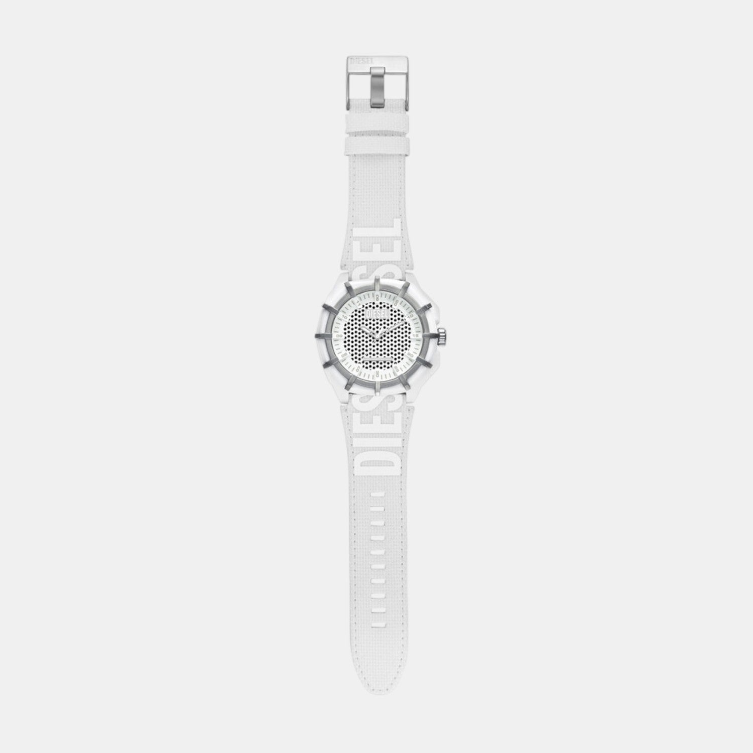 Diesel Framed Men Solar White Dial Analog Plastic Watch DZ4664 - view 6