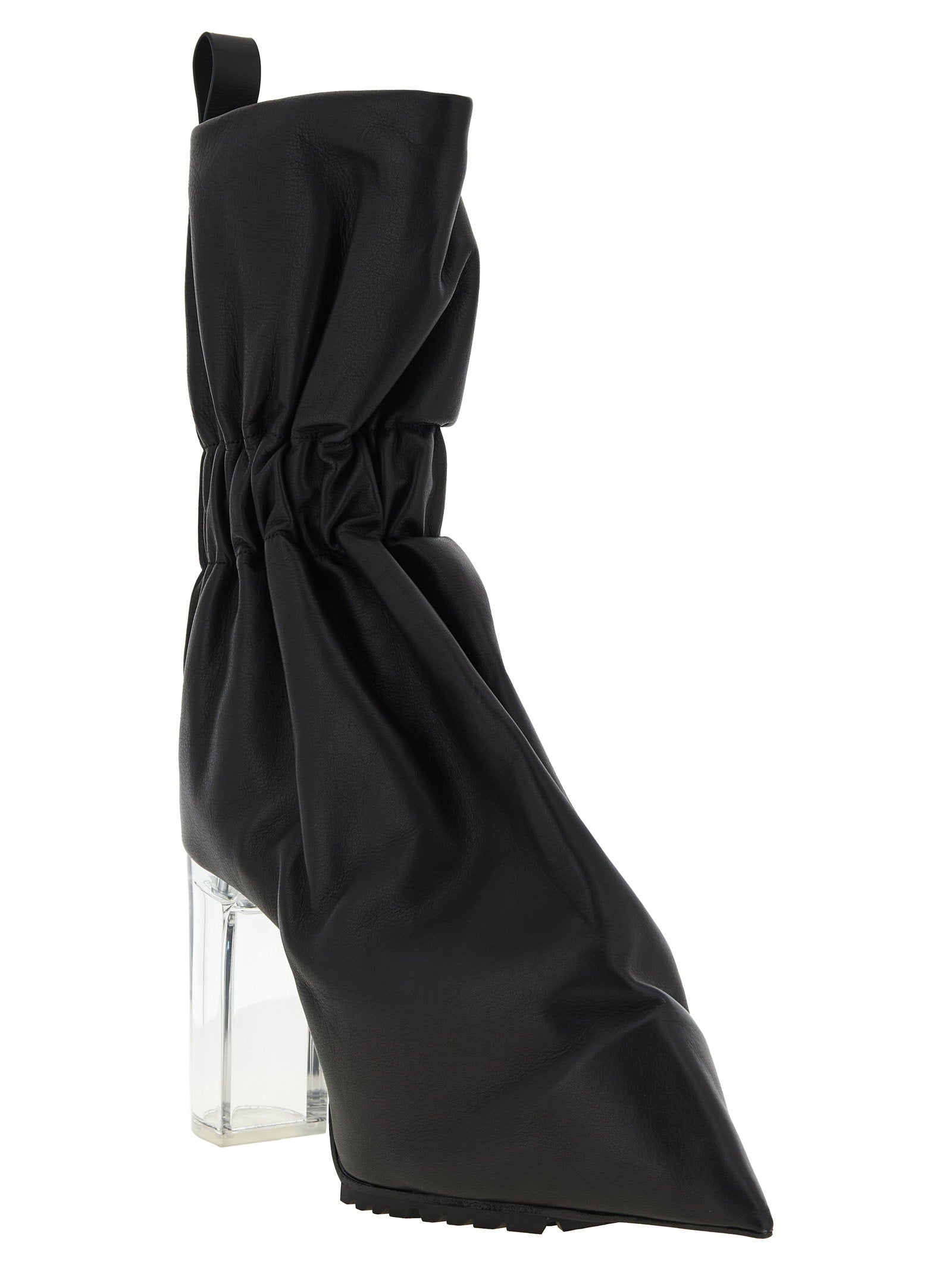 Rick Owens Pull On Cuffed Taquito Ankle Boots - view 2