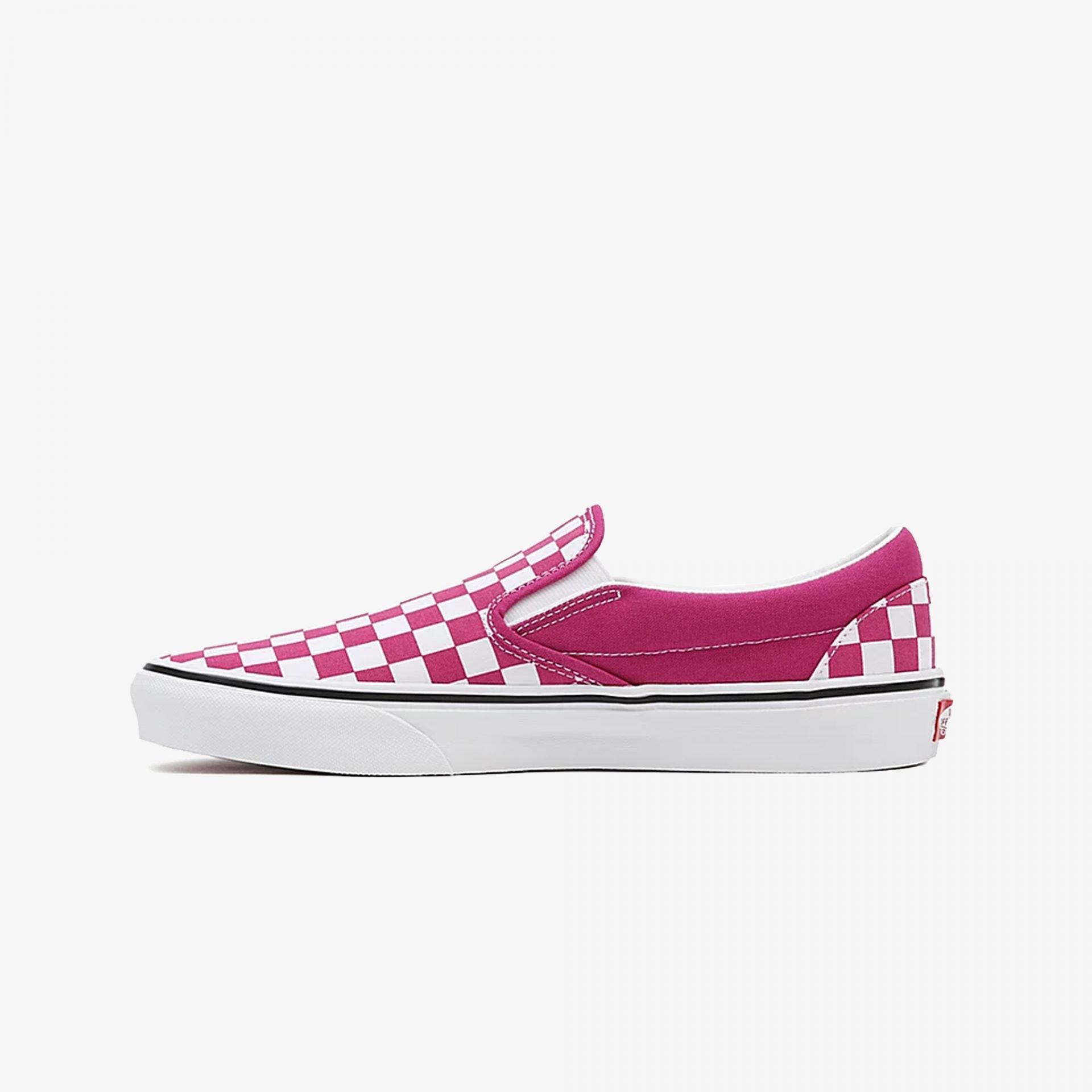 Vans | CHECKERBOARD CLASSIC SLIP-ON { PINK - view 2