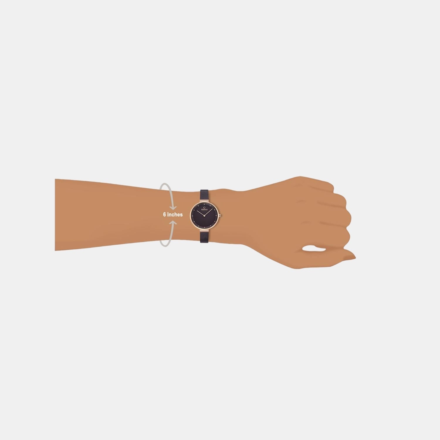Obaku Blomme Women Quartz Grey Dial Analog Stainless Steel Watch V225LXVNMN - view 2