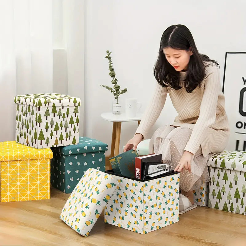 Catterton Foldable Storage Stool