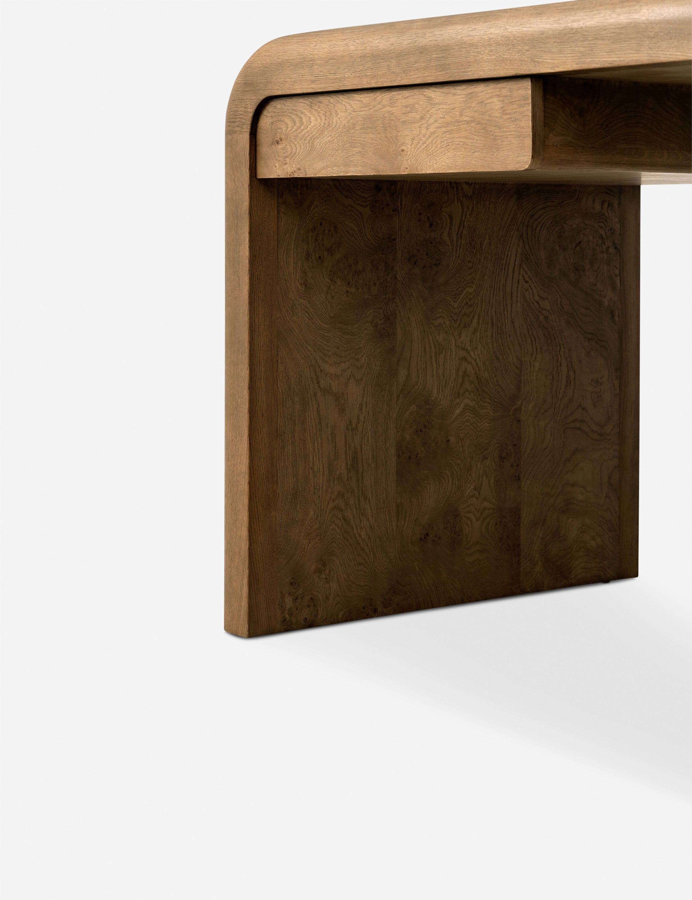 Lulu and Georgia Kristoffer Desk – Natural Burl - view 8