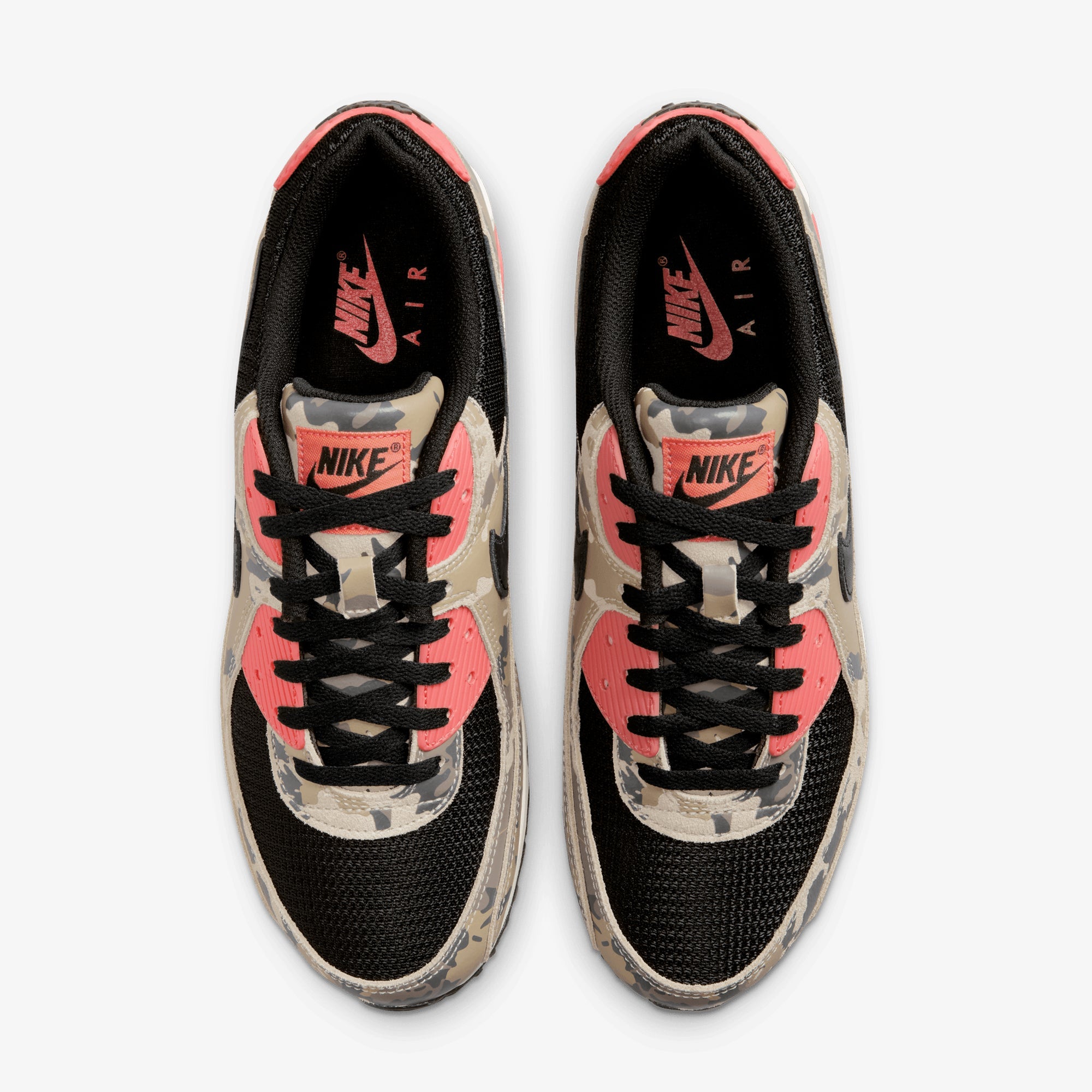 Nike | AIR MAX 90 { LT KHAKI/BLACK-MAGIC EMBER-MINK BROWN - view 2