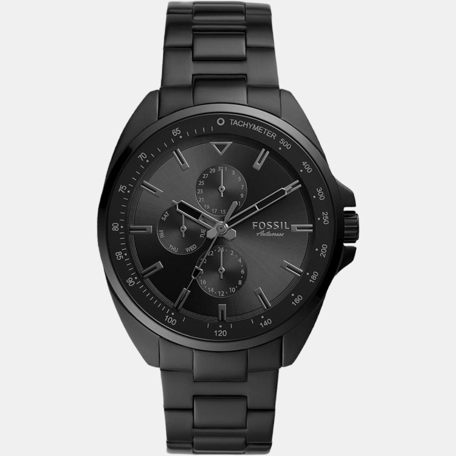 Fossil Autocross Men Quartz Black Dial Chronograph Stainless Steel Watch BQ2551 - view 4
