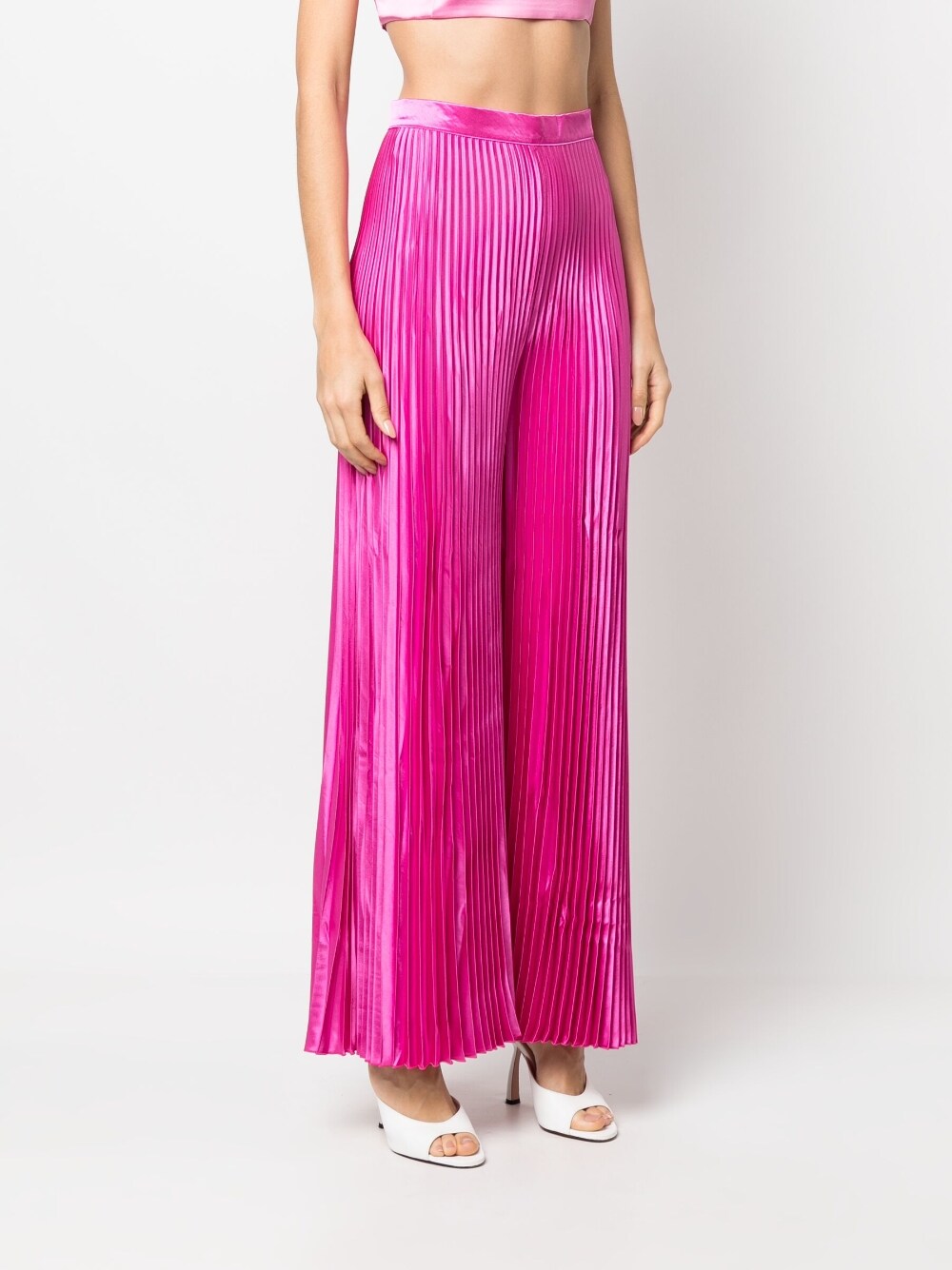 L'Idee Woman High waisted wide leg pants – Polyester 100% - view 3