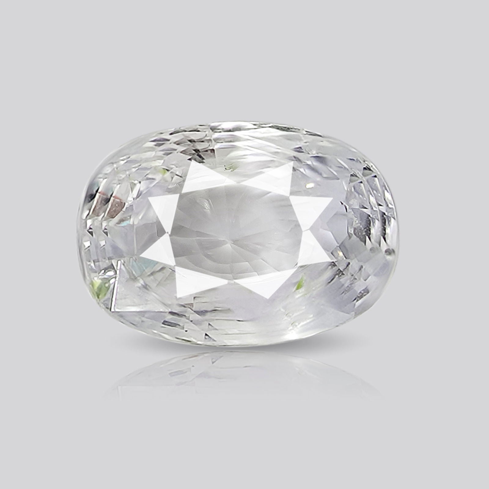 Gemsmantra White Sapphire (5.74 ratti)