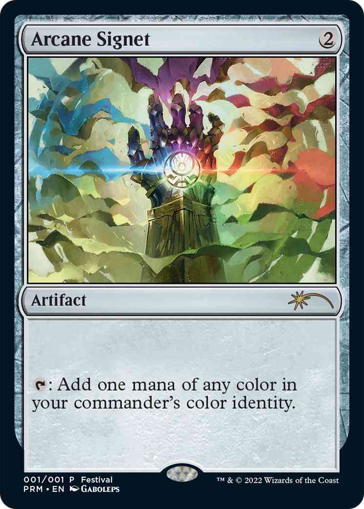 Arcane signet 1f – Magic Arcane Signet [1F] [30th Anniversary Misc Promos] [Non-Foil]