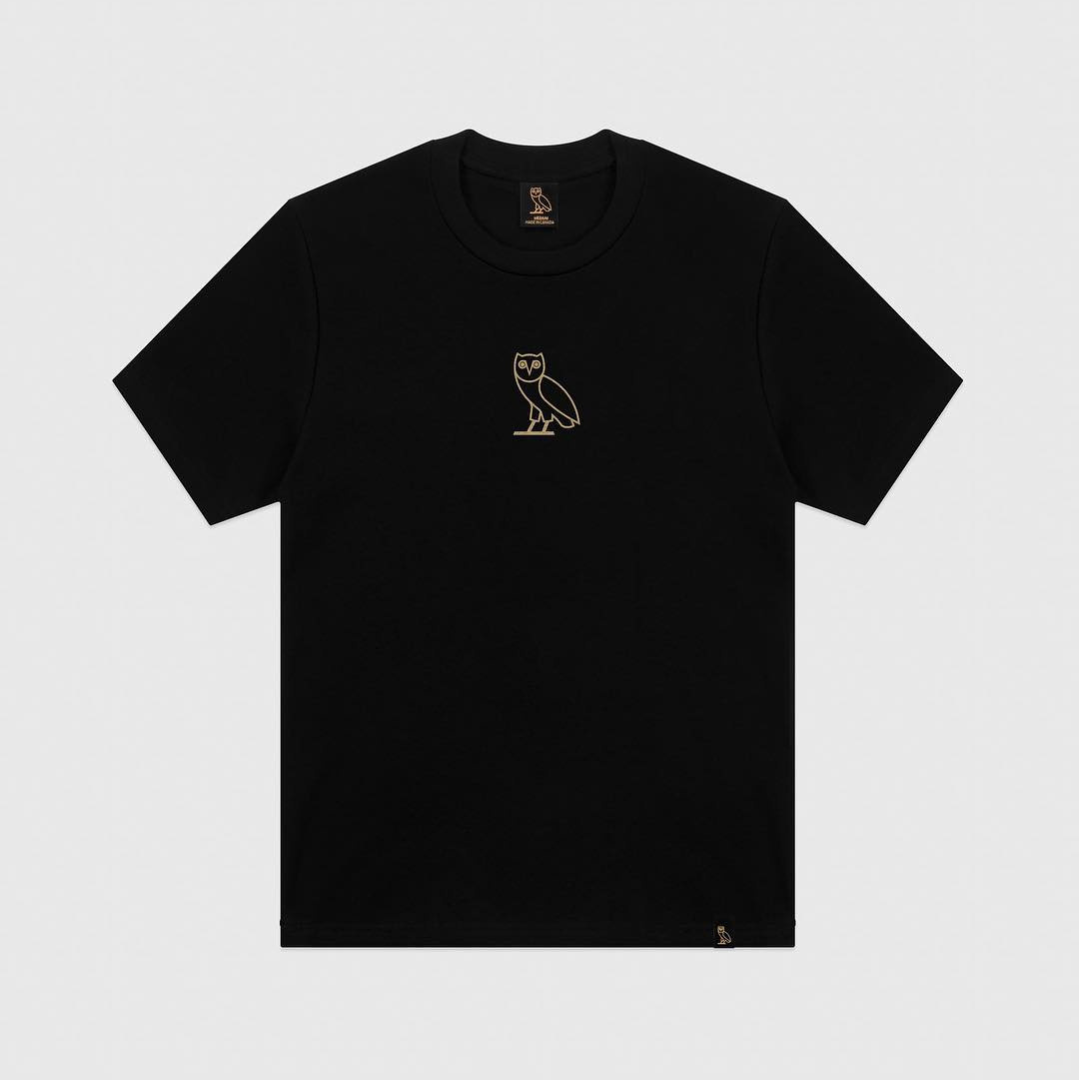 My Store Ovo Classic Owl Black Tee