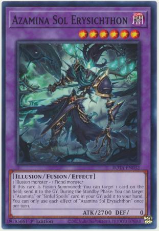 Yu-Gi-Oh! Azamina Sol Erysichthon - ROTA-EN032 - Common - 1st Edition