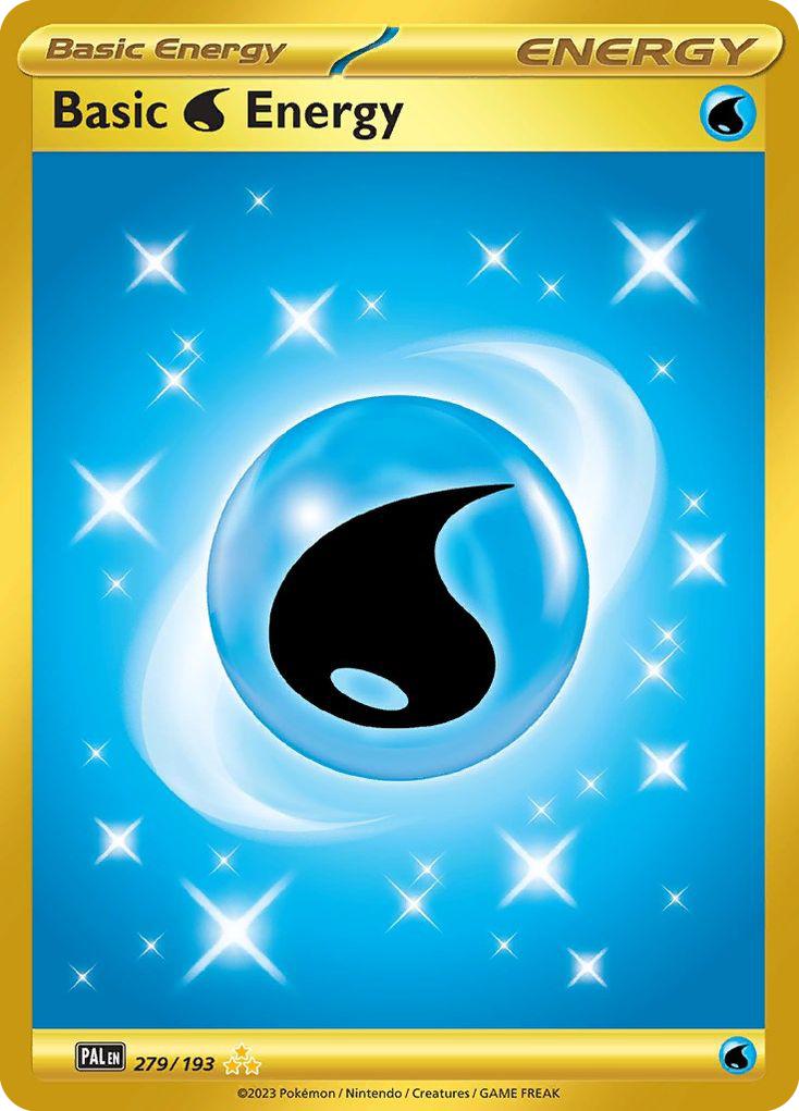 Pokémon Basic Water Energy - 279/193 - Hyper Rare [sv02-279] [Secret]