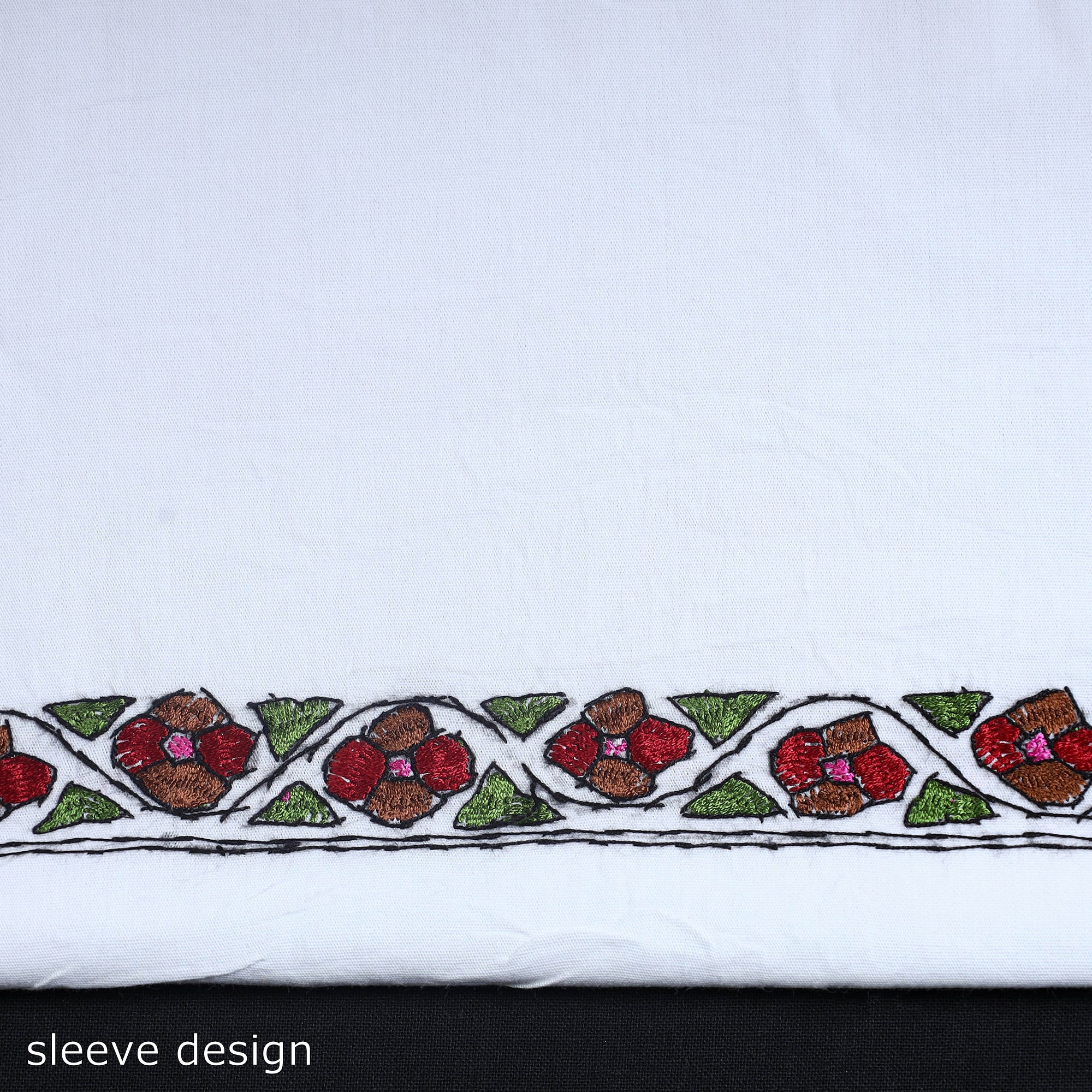 ITOKRI CRAFTS INITIATIVE 2pc Kashida Hand Embroidery Cotton Dress Material 45 - view 4