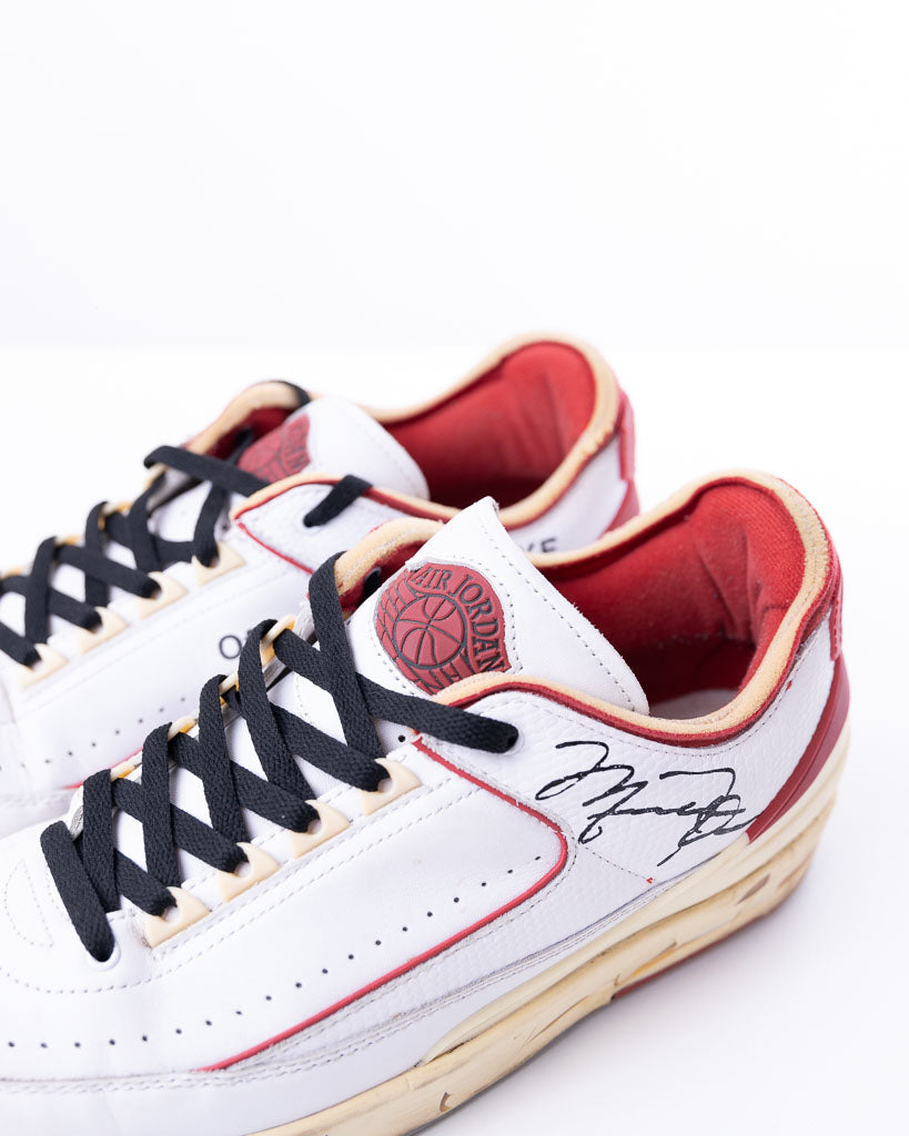 Nike Air Jordan 2 Retro Low SP Off-White White Red - view 6