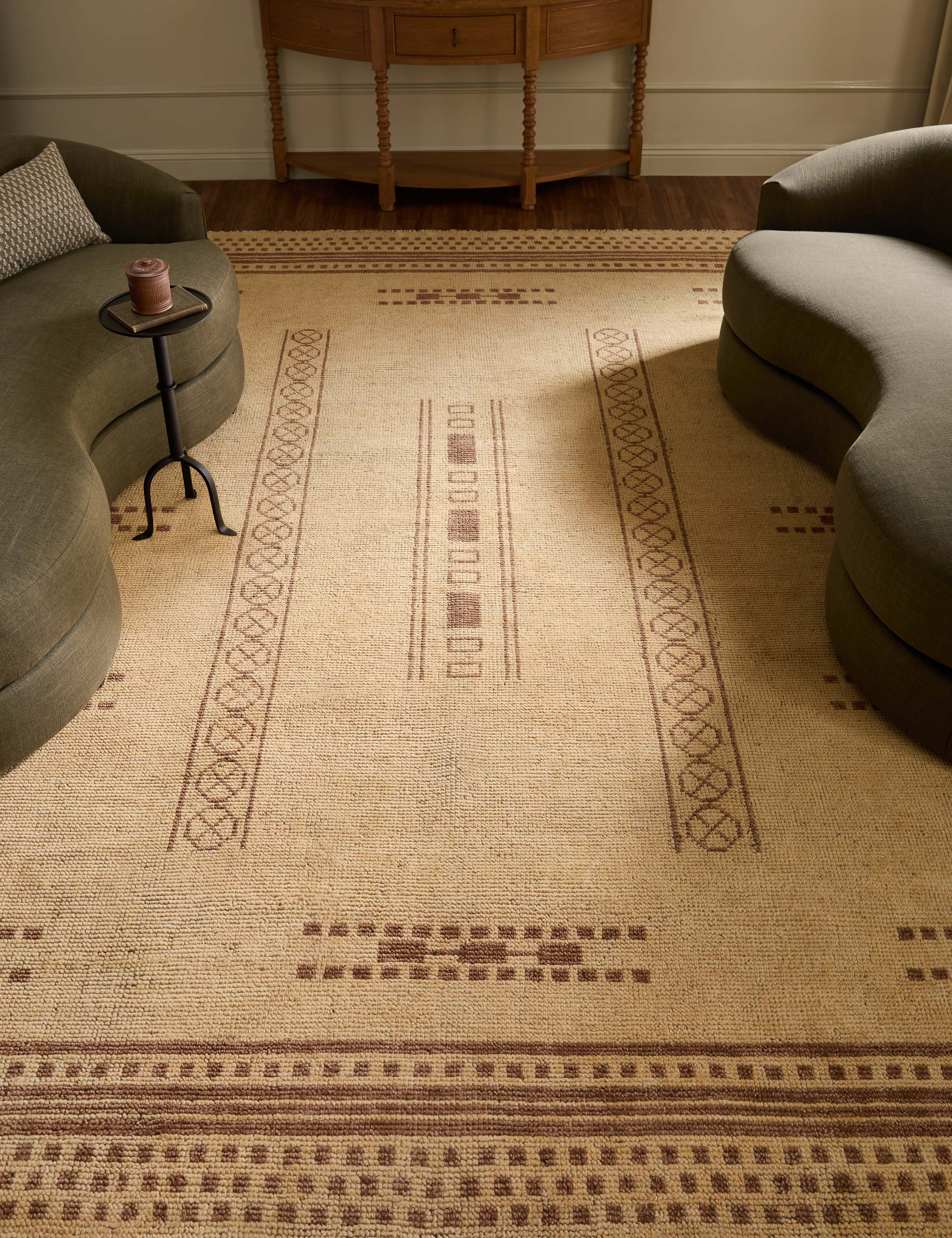 Lulu and Georgia Loring Hand-Knotted Wool Rug - view 2