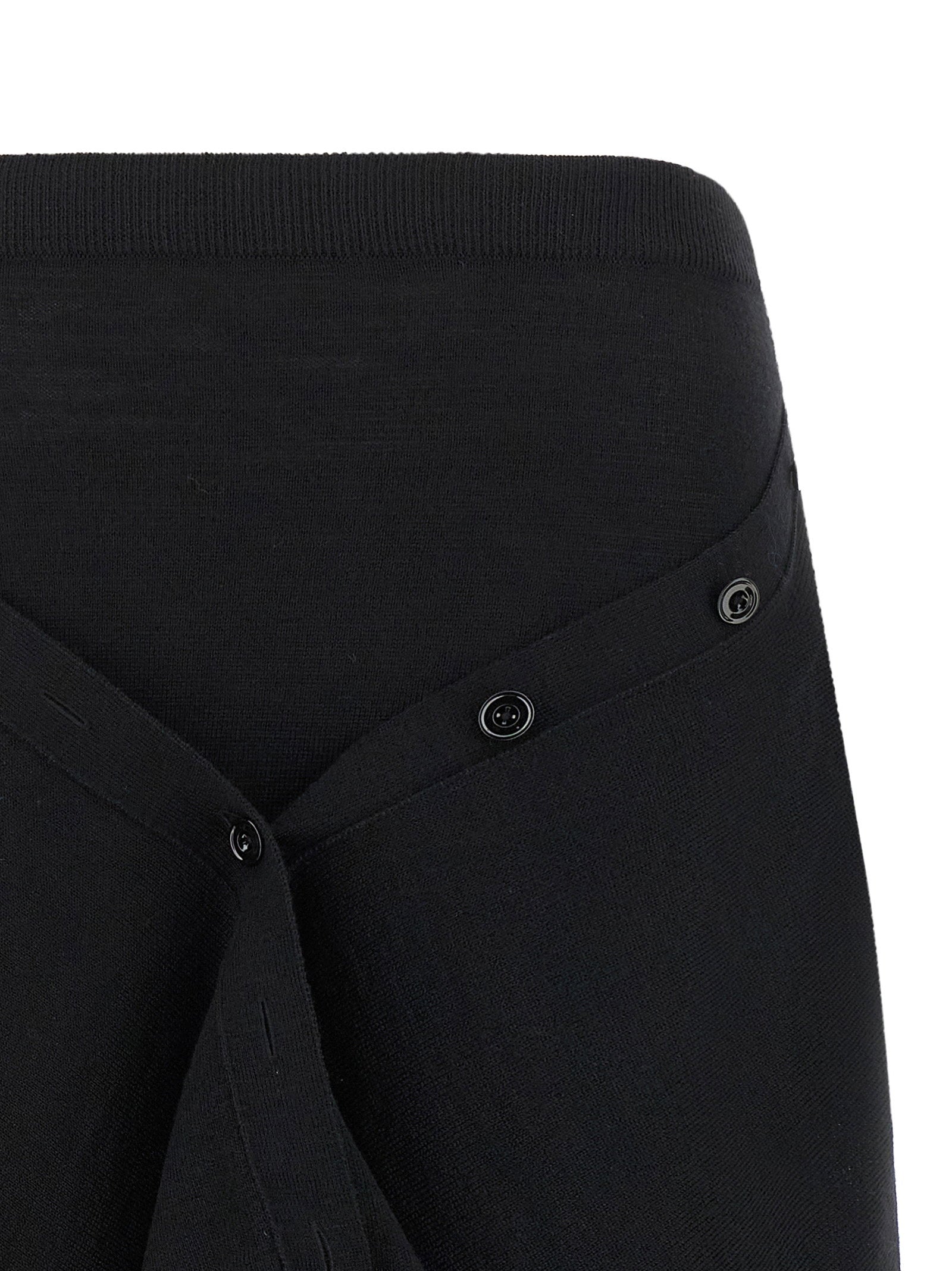 Lemaire Button Asymmetrical Skirt – 51% wool, 49% acrylic - view 3