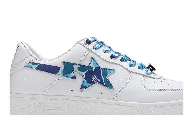 A Bathing Ape Bape Sta Low White ABC Camo Blue (2021) - view 2