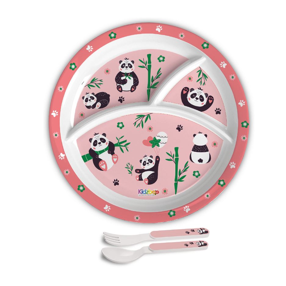 Cello Bamboo Buddies Kids Melamine Meal, Set of 3