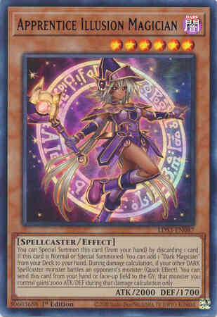 Yu-Gi-Oh! Apprentice Illusion Magician - Blue - LDS3-EN087 - Ultra Rare - 1st Edition