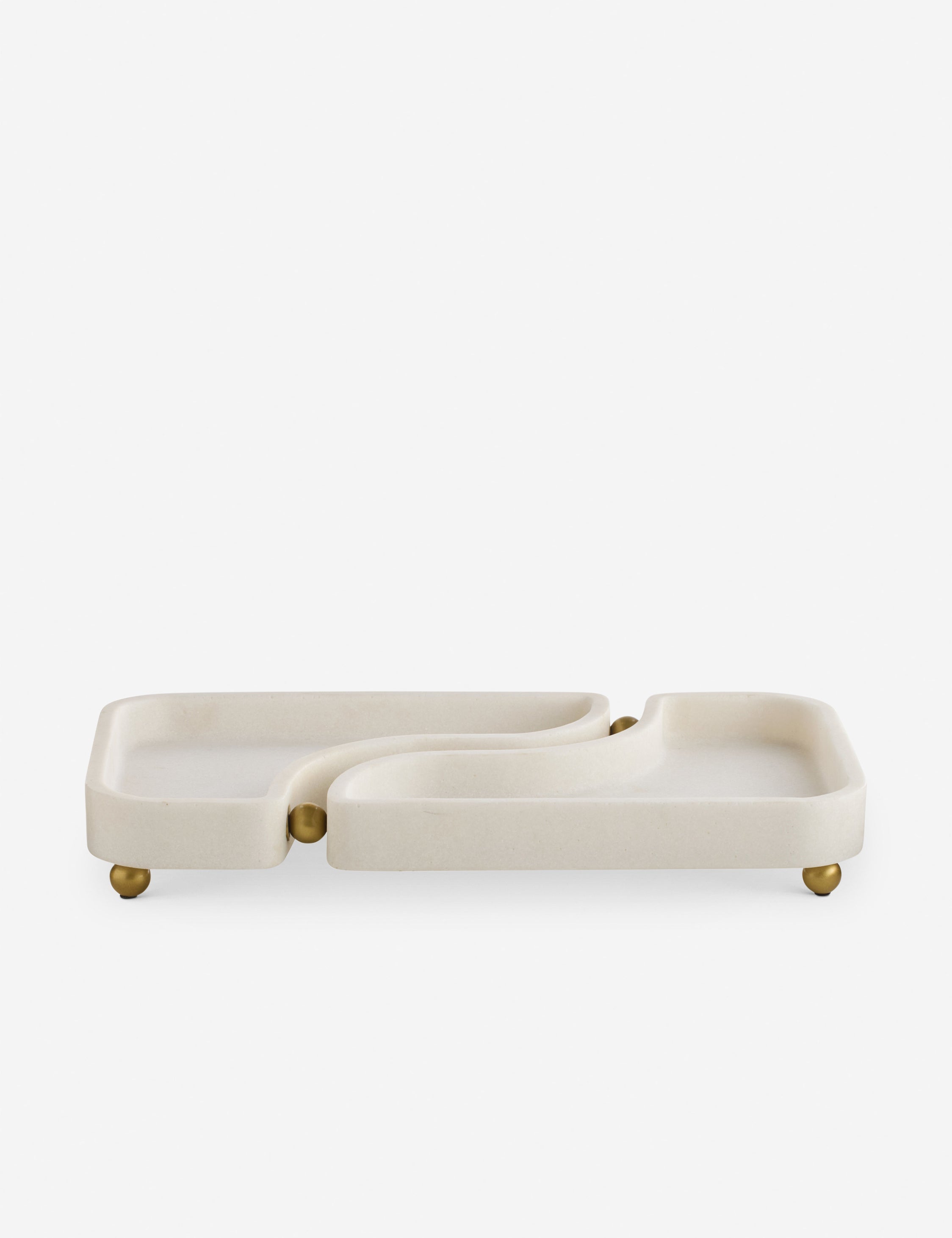 Lulu and Georgia Lily Tray by Arteriors – Ivory