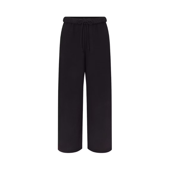 HYPE ELIXIR Skims Cotton Fleece Classic Straight Leg Pant Onyx