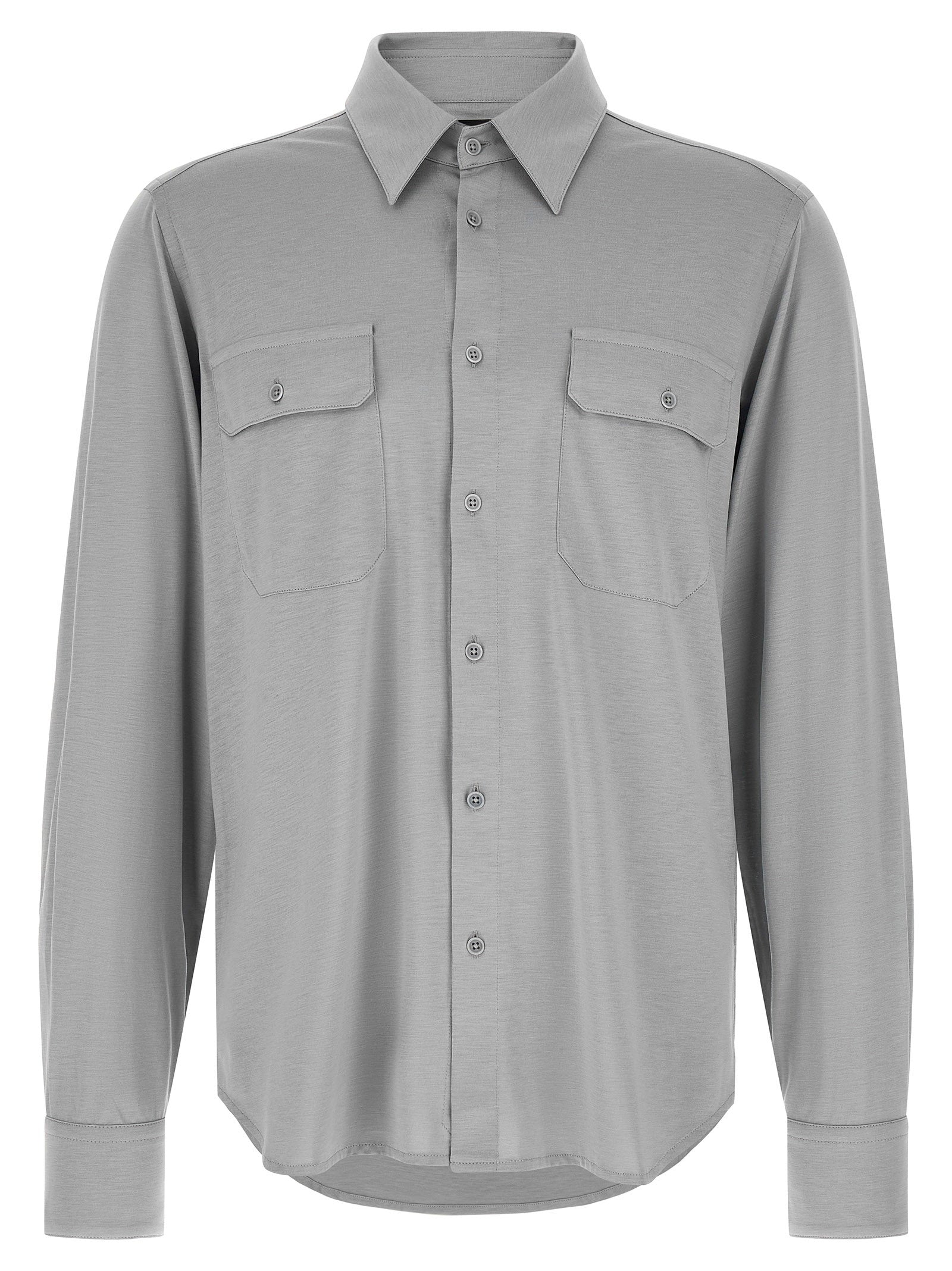 Tom Ford Military Shirt – 60% silk, 40% cotton