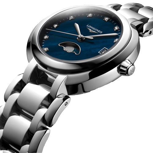 Longines Primaluna Blue mother-of-pearl Dial Women 30.5mm - view 2