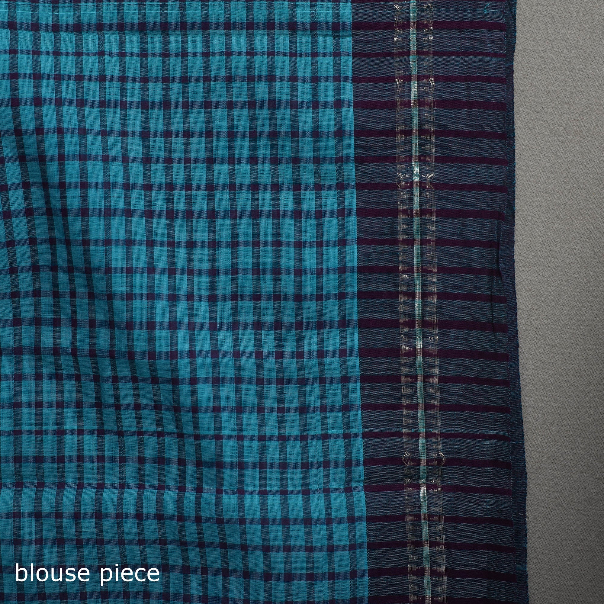 CHITRIKA Narayanpet Small Chequered Dobby Cotton Handloom Saree 112 - view 7